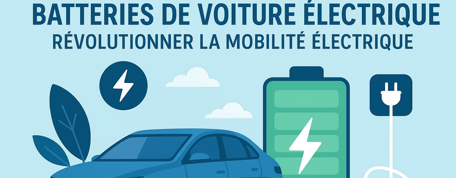 Batteries de voiture électrique, révolutionner la mobilité électrique.