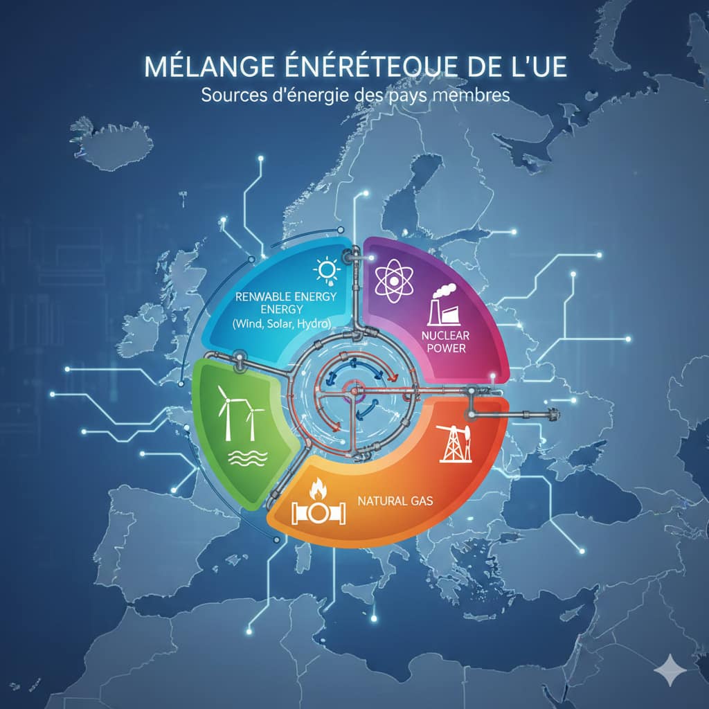 Mix énergétique des pays de l'UE