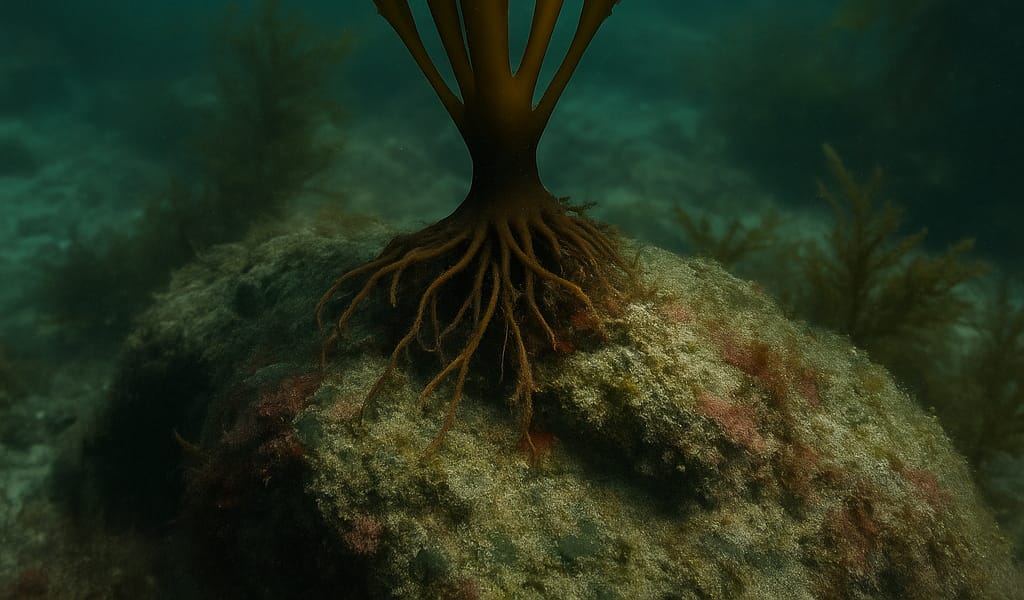 Algue brune Wakamé ou Undaria pinnatifida