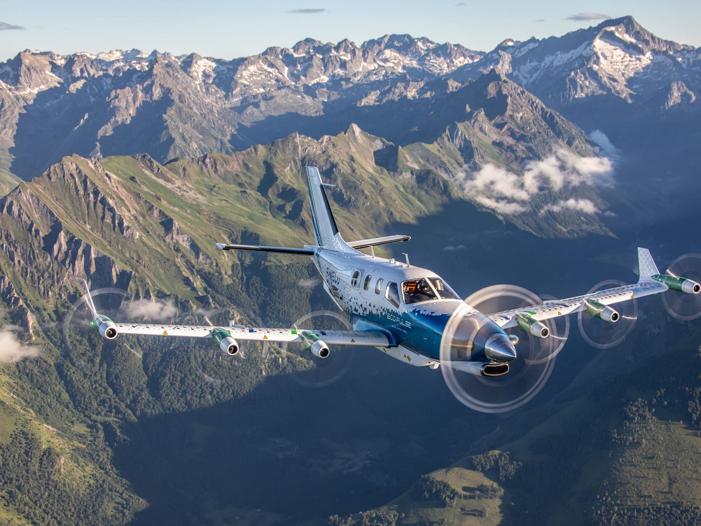 Démonstrateur d’avion hybride-électrique EcoPulse