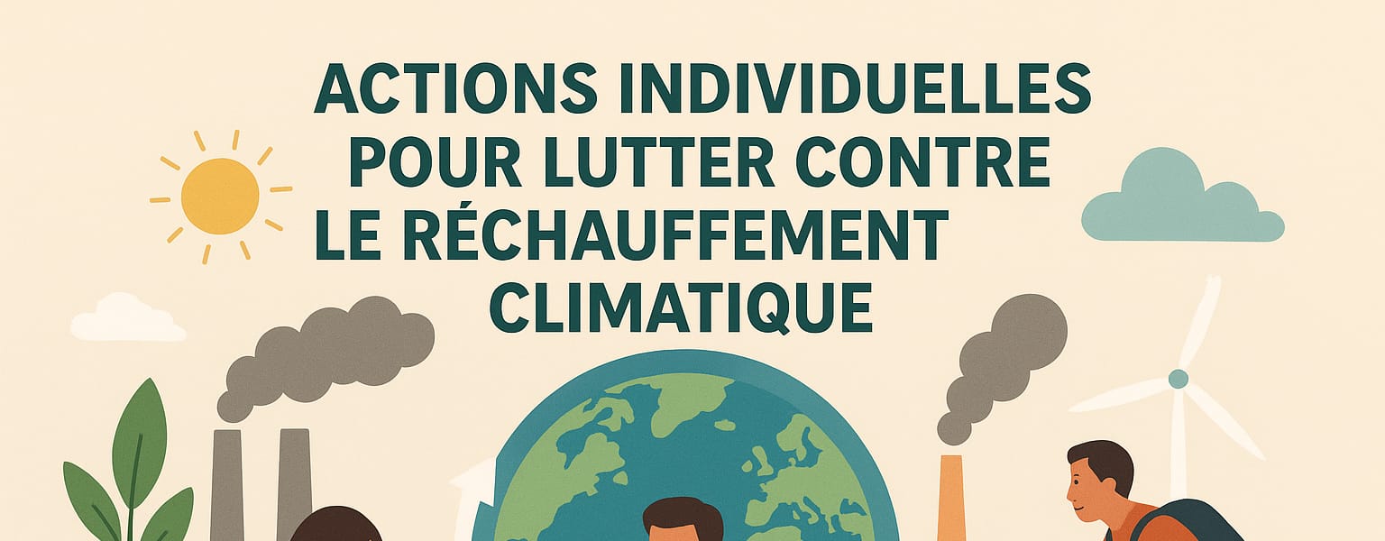 Actions individuelles pour lutter contre le réchauffement climatique
