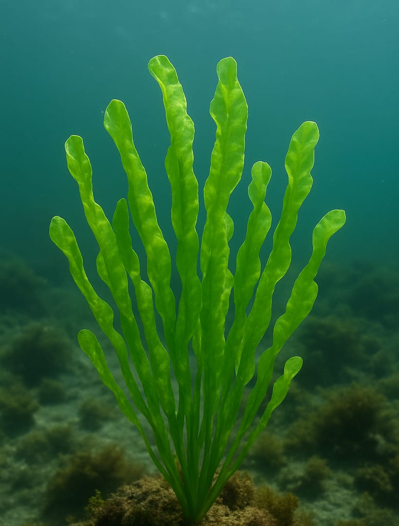 Algue verte Enteromorpha ou Ulva