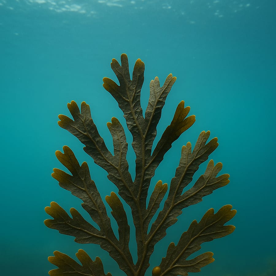 Algue brune Fucus ou Fucus vesiculosus