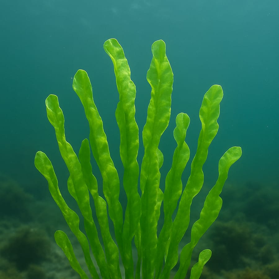 Algue verte Enteromorpha ou Ulva
