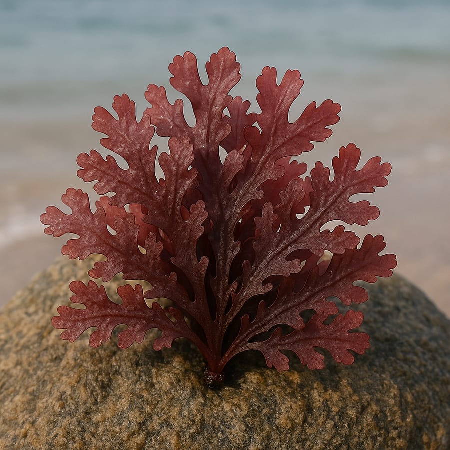Carraghénane ou Chondrus crispus, pioka, mousse d'Irlande