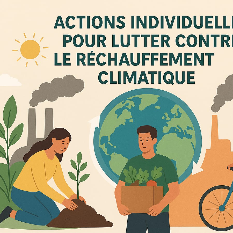 Actions individuelles pour lutter contre le réchauffement climatique