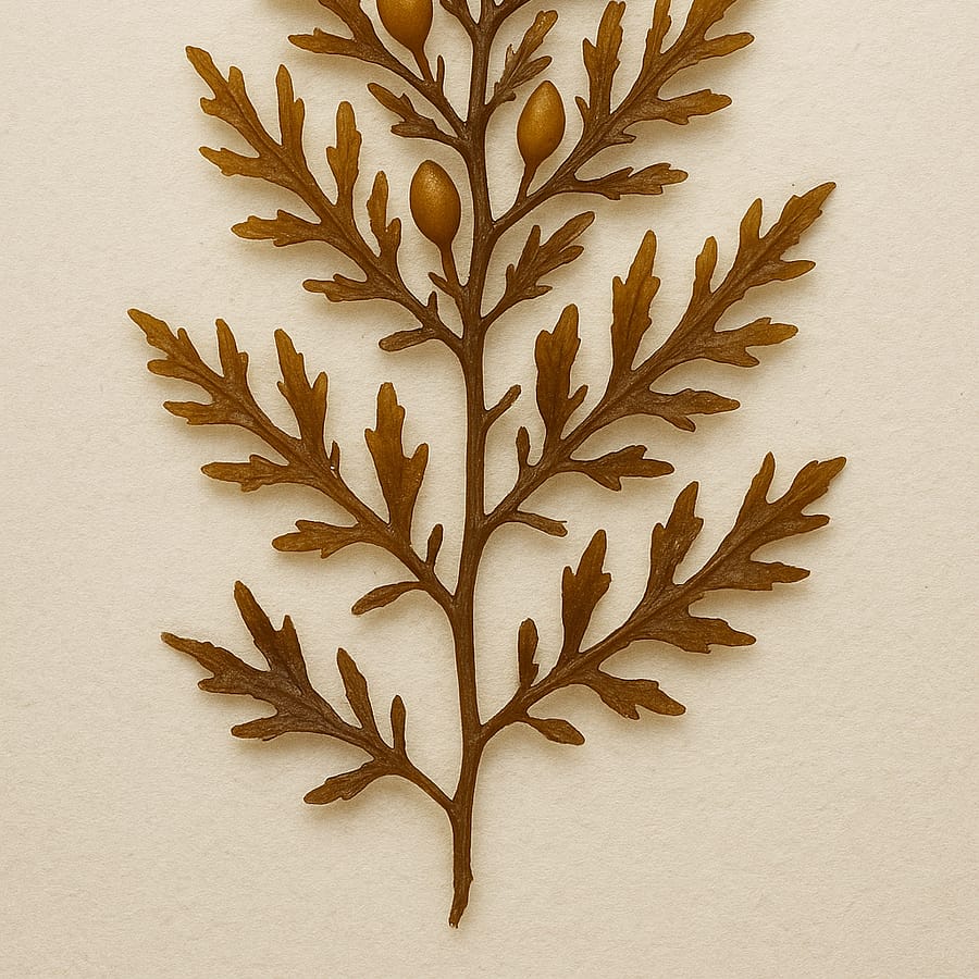 Algue brune Sargassum spp. ou Sargasse